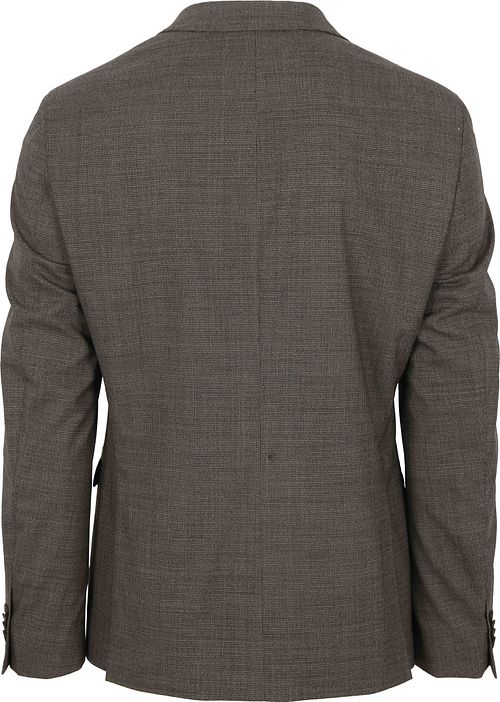 Traje de lana Suitable Strato pied de poule Ember Gold Product / Achterkant