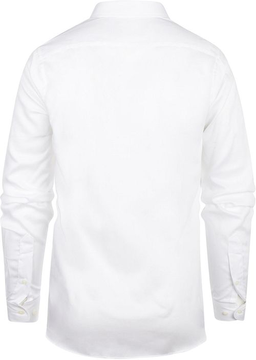 Steppin' Out Skjorta Dobby Vit Product / Achterkant