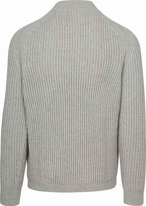 BOSS Pullover Kearth Light Grey Product / Achterkant