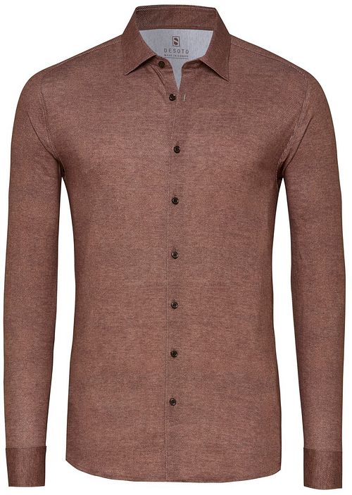 Desoto Twill Skjorte i Optics Brun Product