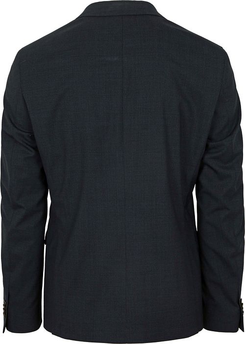 Garnitur Suitable Strato Pied De Poule z wełny w kolorze granatowym Product / Achterkant
