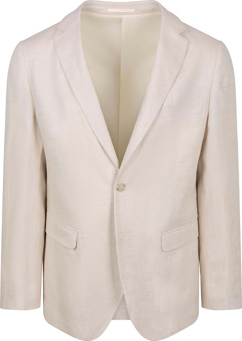 Marynarka lniana Suitable Panama w kolorze ecru Product