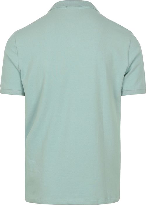 No Excess Poloshirt Riva Solid Turquoise Product / Achterkant