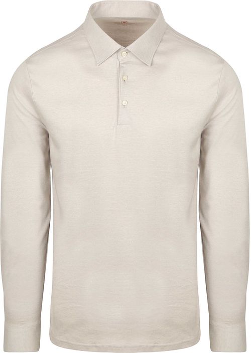 Polo a maniche lunghe Desoto Essential Beige Product