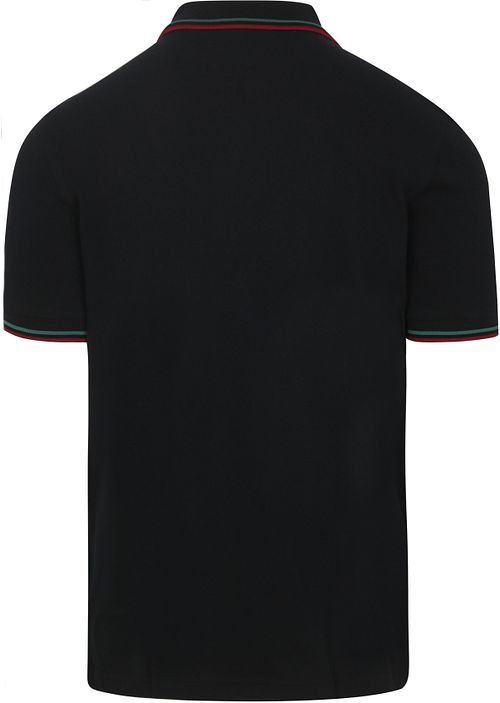 Polo Fred Perry Twin Tipped M3600 Navy Z58 Product / Achterkant