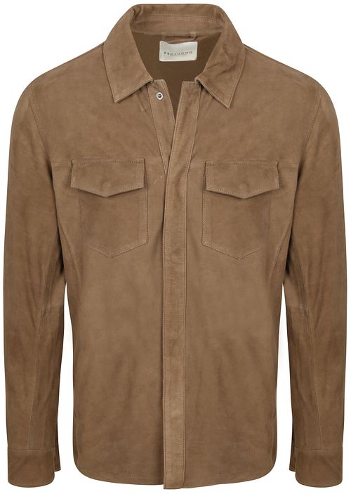 Profuomo Hemdjacke Wildleder Taupe Product