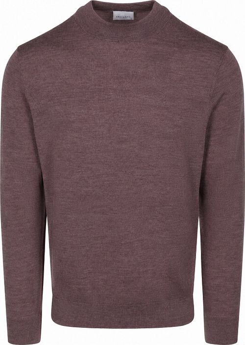 Profuomo Polotröja Merinoull Aubergine
