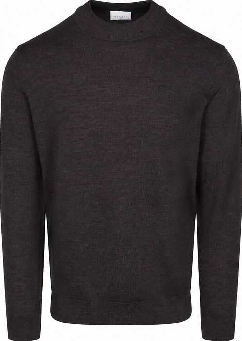 Profuomo Turtleneck Pullover Merino Dark Brown