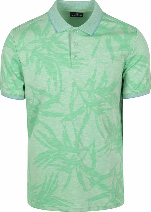 State of Art Poloshirt Faded Leaf Vert Product