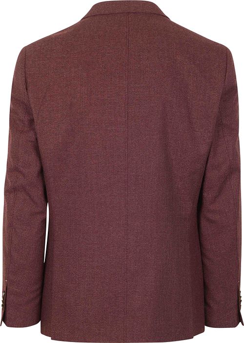 Suitable Blazer i Struktur Bordeaux Product / Achterkant
