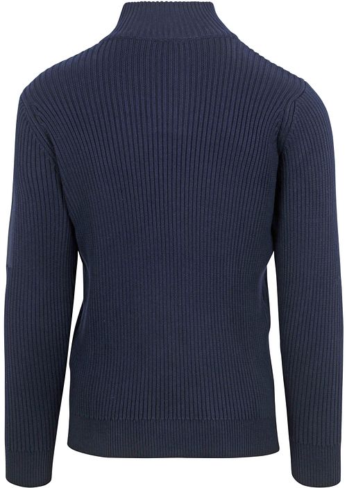 Suitable Mou Half Zip Genser Marineblå Product / Achterkant