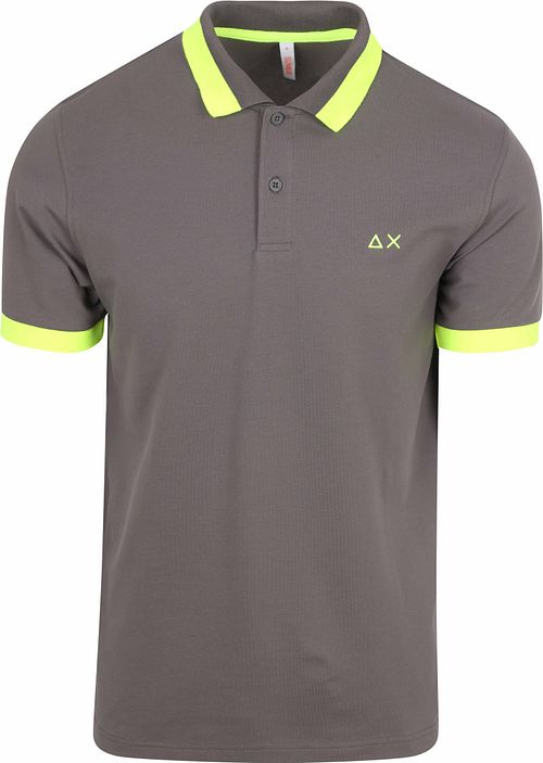 Sun68 Poloshirt Big Stripe Fluo Antraciet Product