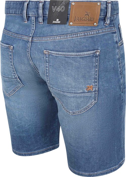 Szorty Vanguard V40 Rider Denim w kolorze niebieskim Product / Achterkant