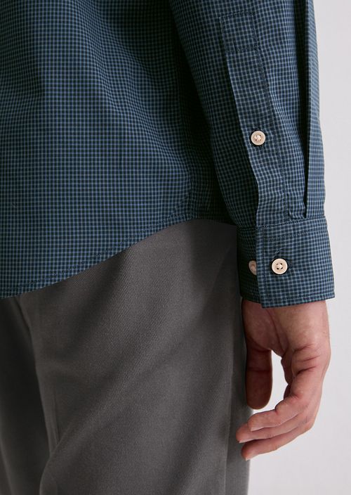 Marc O'Polo Skjorta Rutig Vichy Mörkblå Model / Detail