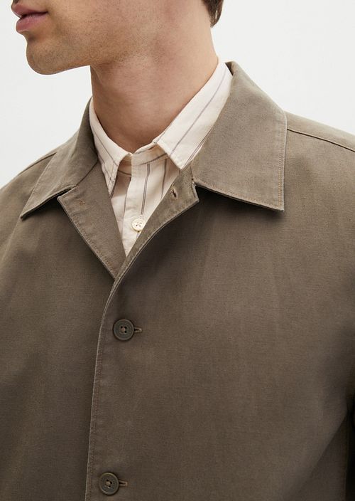 Marc O'Polo Overshirt Brun Model / Detail