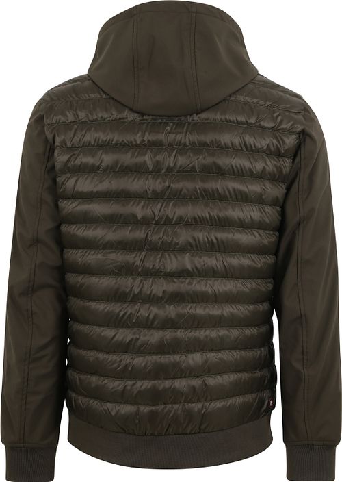 Chaqueta Reset Oxford verde oscuro Product / Achterkant