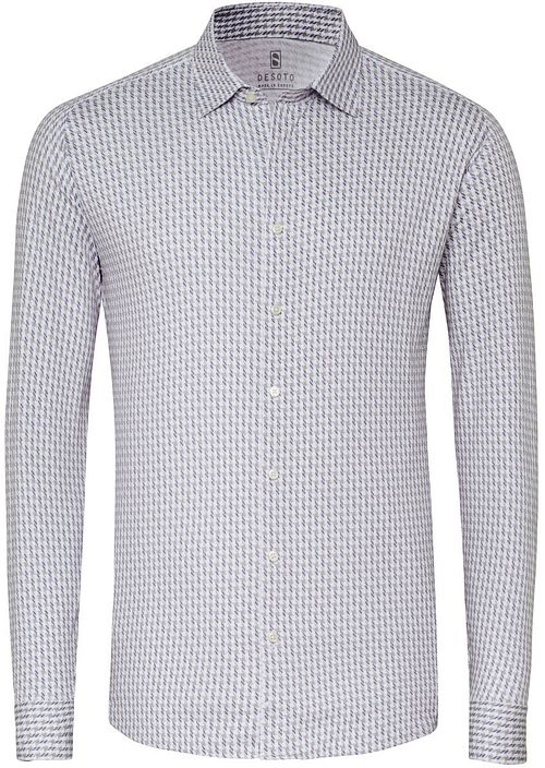 Desoto Skjorte Tidløs Elegance Print Greige Product
