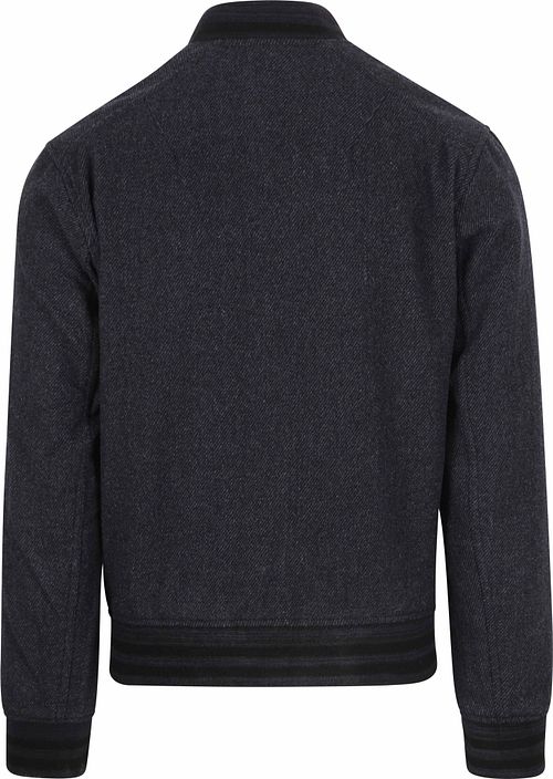 Dstrezzed Bodo Bomberjas Wol Navy Product / Achterkant