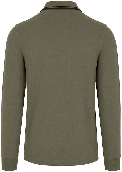 Fred Perry Longsleeve Polo Green Z50