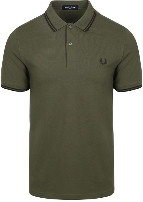 Fred Perry M3600 polo olivengrøn W49 Product