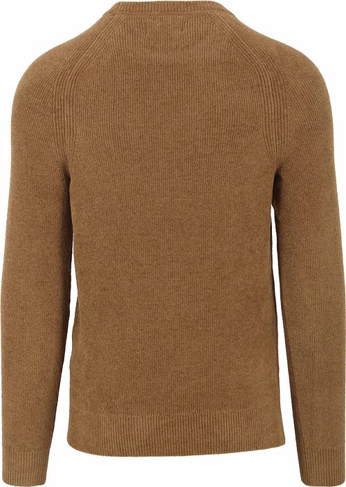Jersey de punto acanalado No Excess caqui Product / Achterkant
