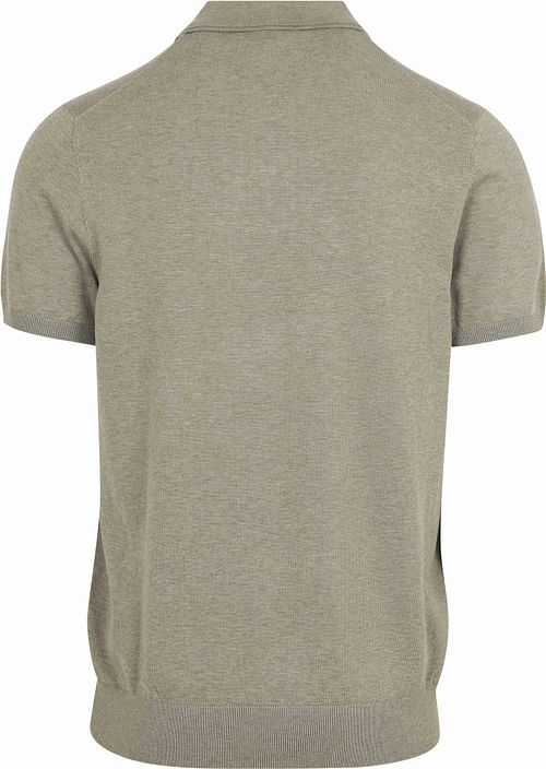 Koszulka polo Profuomo Luxury Basic w kolorze zielonym Product / Achterkant