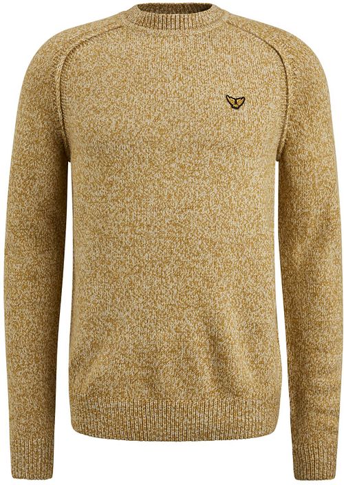 PME Legend Sweater i Uldblanding i Melange Gul Product