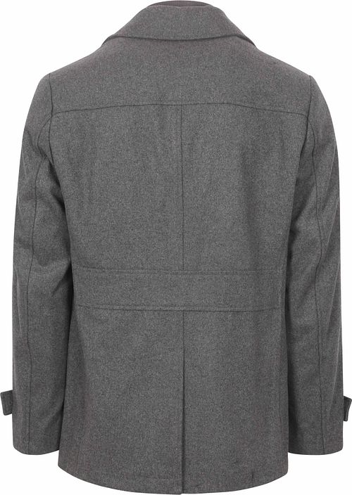 Steppin' Out Caban Coat Ull Grå Product / Achterkant