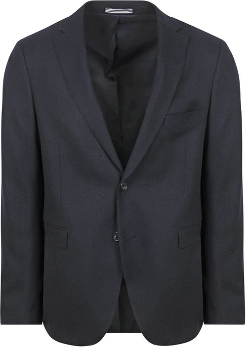 Suitable Klassisk Blazer i Ullblanding Marineblå Product