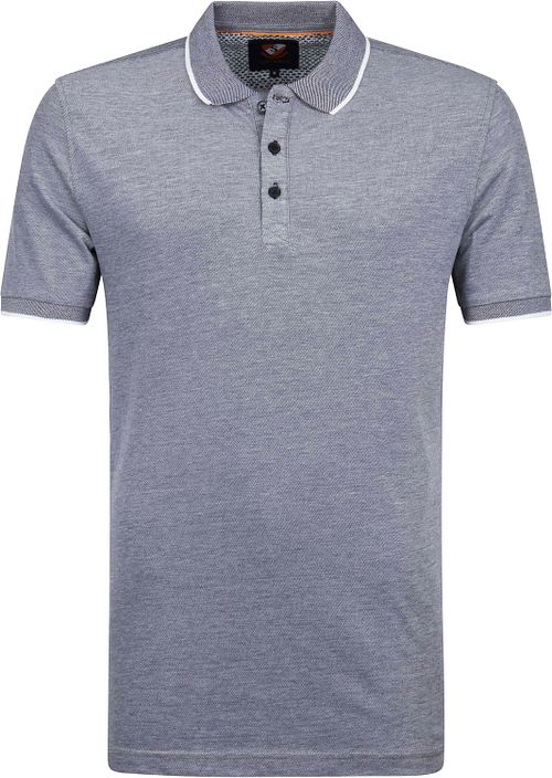 Suitable Oxford-polo i grå Product
