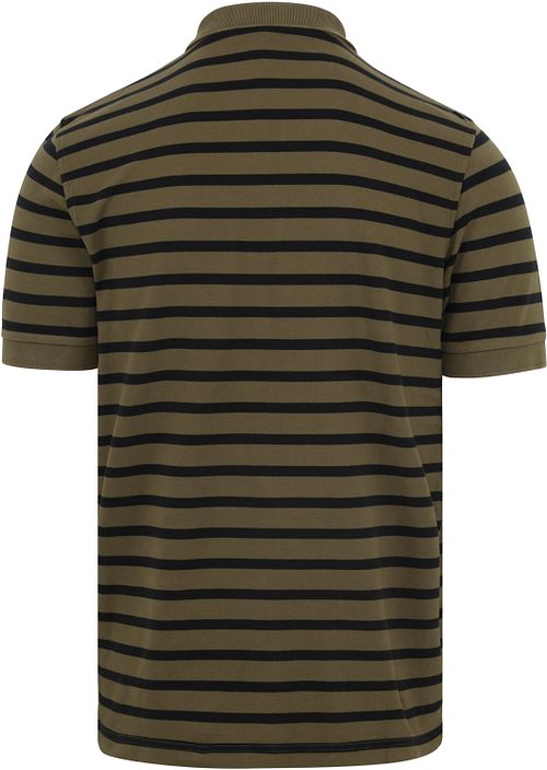 Sun68 Poloshirt Striber Grøn Product / Achterkant