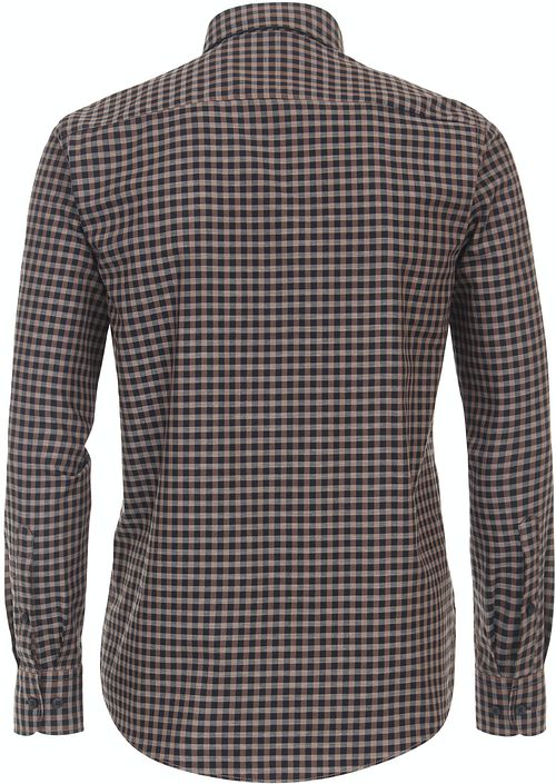 Casa Moda skjorte med brune tern Product / Achterkant