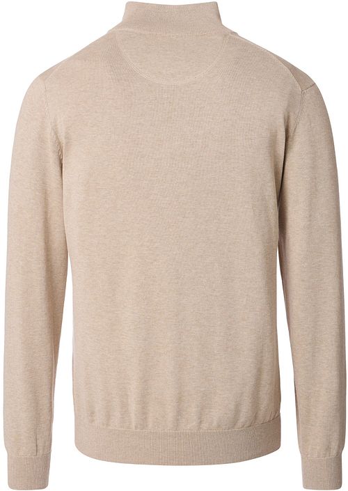 Sweter CASAMODA z krótkim zamkiem błyskawicznym, beż Product / Achterkant