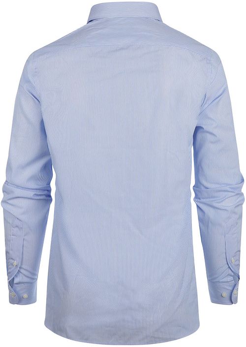 Steppin' Out Hemd Streifen Hellblau Product / Achterkant