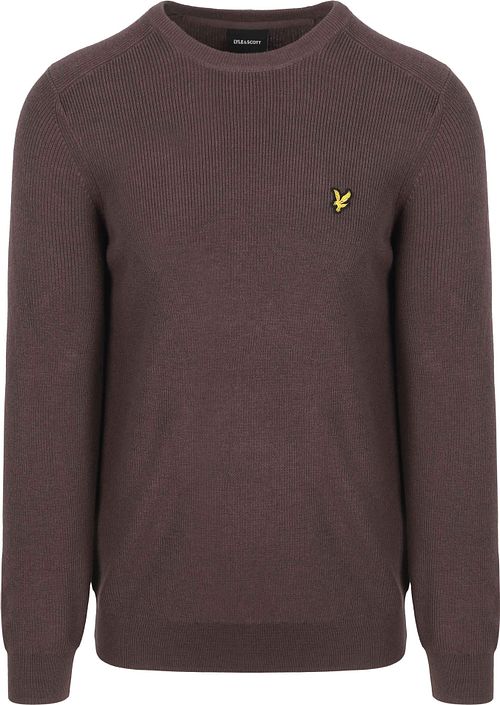 Lyle & Scott pullover a coste marrone Product