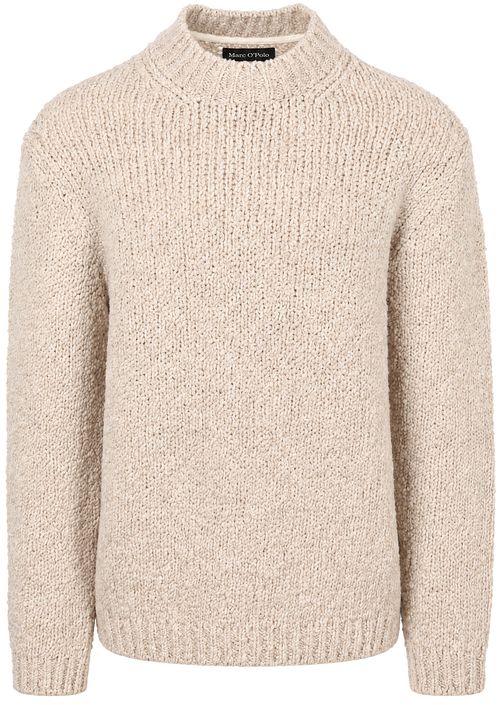 Marc O'Polo striktrøje i beige uld Product