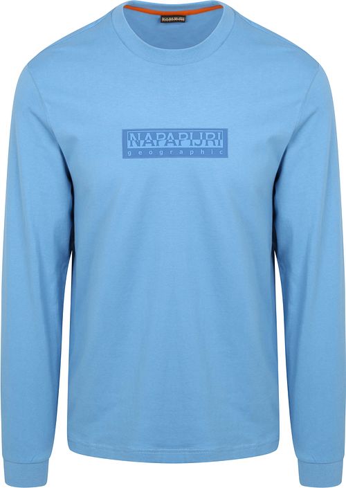 Napapijri Longsleeve T-shirt Logo Bleu Product