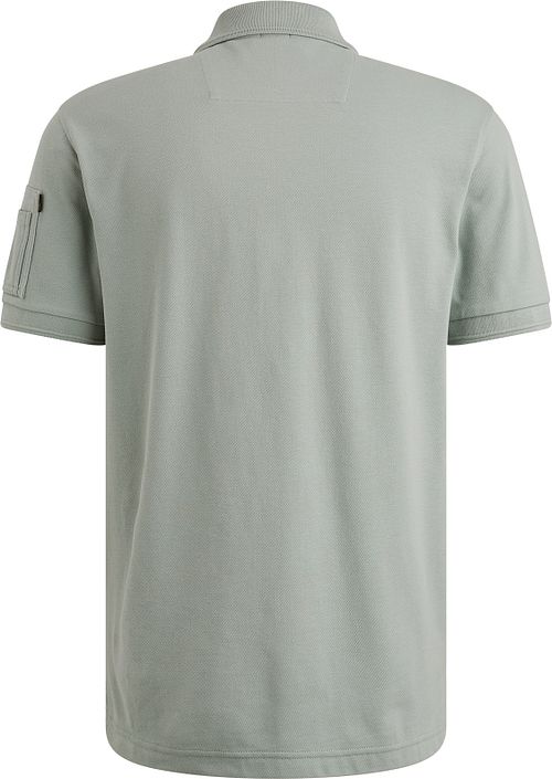 PME Legend American Classic Poloshirt Sølvblå Product / Achterkant