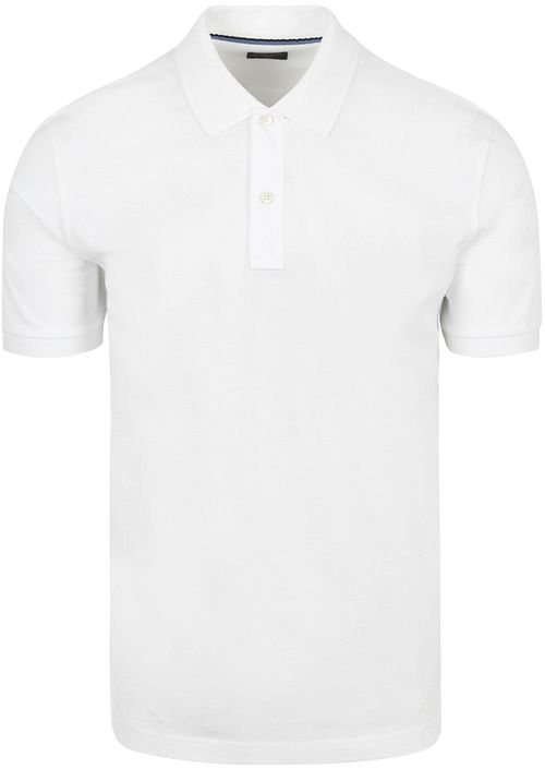 Polo OLYMP in piqué bianco Product