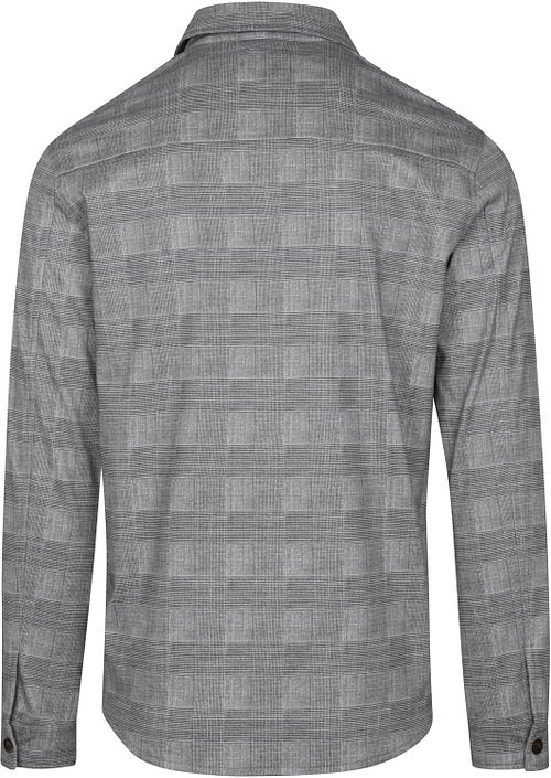 Suitable Liv Overshirt w kratę szary Product / Achterkant