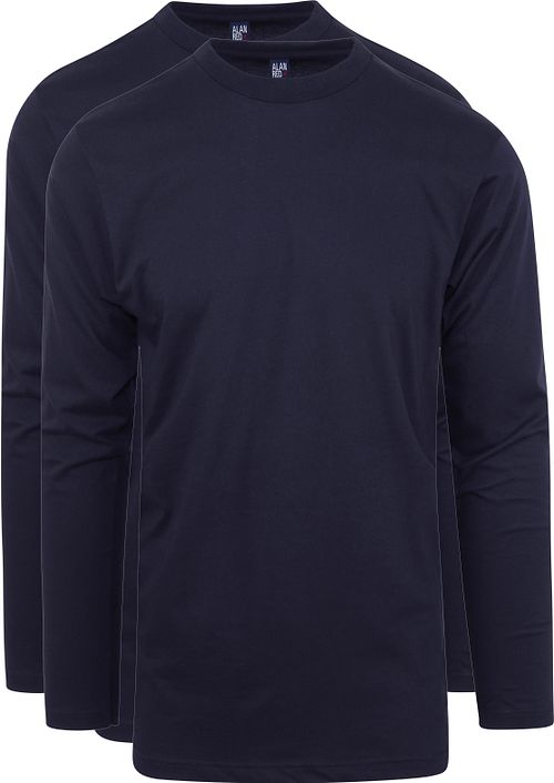Alan Red T-Shirt Virginia navy a maniche lunghe 2-pack Product