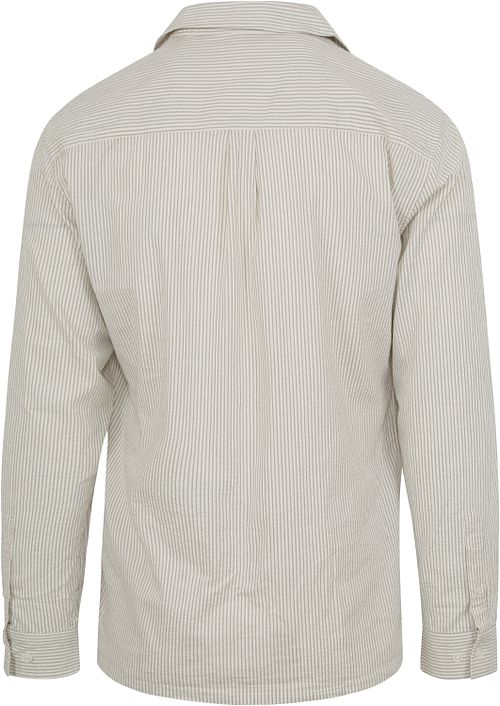 Anerkjendt Camisa Kurt de rayas en blanco roto Product / Achterkant