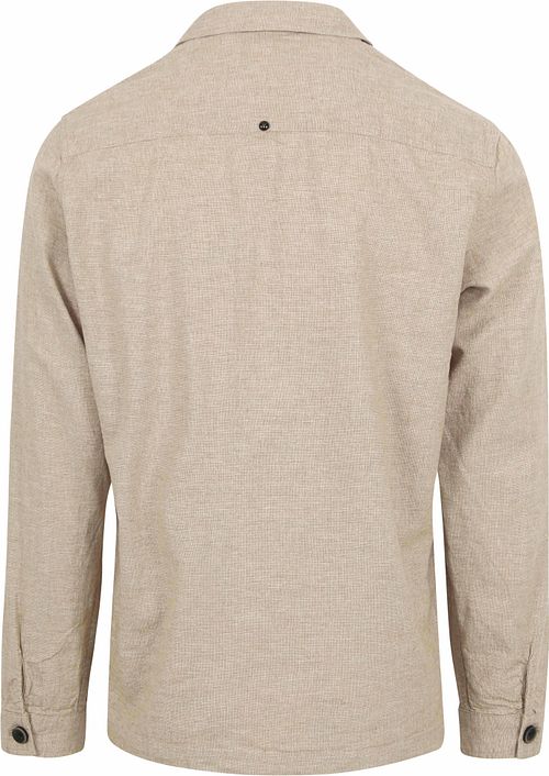 Sobrecamisa de lino No Excess beige Product / Achterkant