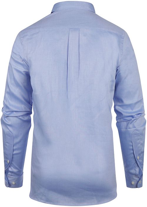 Steppin' Out Skjorte Regular-fit Dobby Lysblå Regular-fit Product / Achterkant