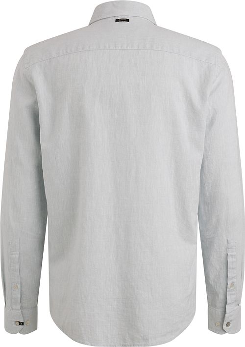 Camicia Vanguard in misto lino azzurro chiaro Product / Achterkant