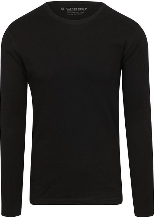 Garage Basic T-shirt Longsleeve Zwart Product
