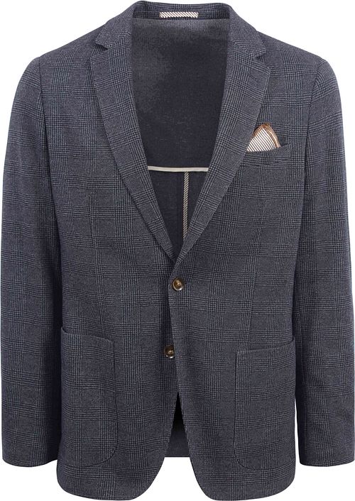 Giacca Suit Jacket Suitable Fame a quadri blu navy Product
