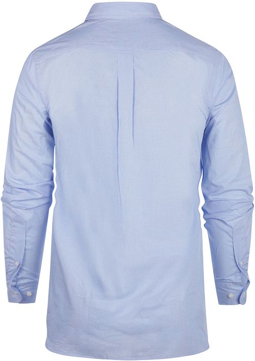 Steppin' Out Hemd Mini Karos Hellblau Product / Achterkant