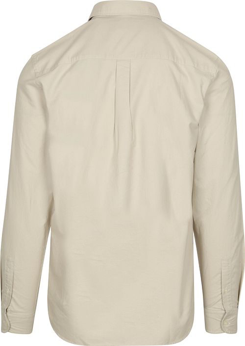 Lyle & Scott Shirt Plain Oxford Ecru Product / Achterkant
