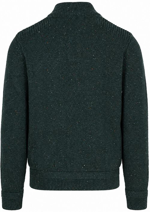 NZA Pullover Mocker Eltham Knit Melange Dark Hunter